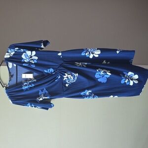☆NWT☆ Banana Republic Blue Floral Dress
